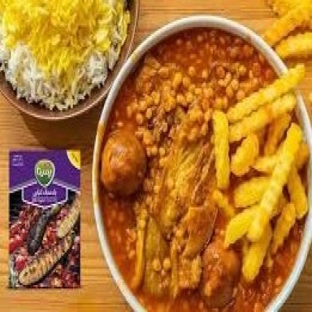 چلو خورشت قیمه بادمجان